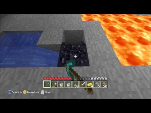 how to obtain obsidian in minecraft xbox
