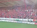Brann - Fredrikstad, Brann fans singing