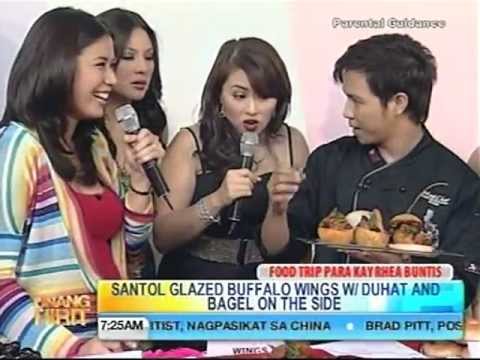 rhea santos - Gumawa ng isang recipe si Chef Hasset Go na ang mga sangkap ay ang mga pagkain na pinaglilihian ni Ms. Rhea Santos.