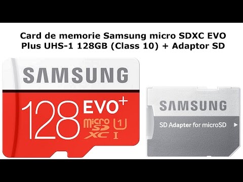 Click aici pentru vizualizare Prezentare Card de memorie Samsung microSDXC EVO Plus UHS-1 (Class 10) + Adaptor SD Prezentare Card de memorie Samsung microSDXC EVO Plus UHS-1 (Class 10) + Adaptor SD