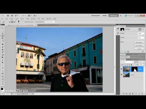 Add a new background image in Photoshop CS5