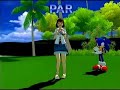 Splash! Golf features Sonic in Green Hill Zone