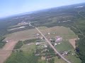 Landing at Moncton Airport Landing at Moncton Airport
