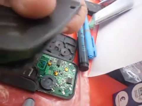 how to repair renault laguna key card