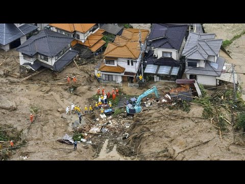 Japan: Dutzende Tote bei Erdrutschen und berschwemmungen nach Unwetter