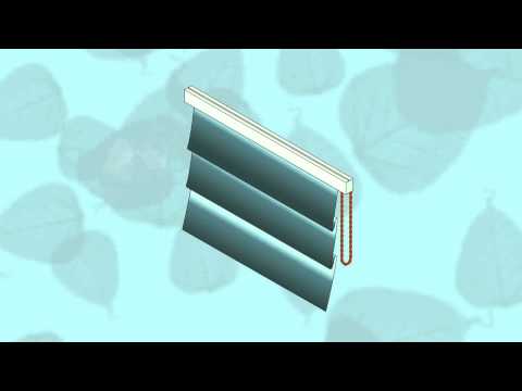 how to attach roman blind to window