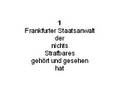 Zivilcourage in Frankfurt