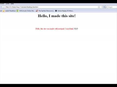 HTML Tutorial Part 2 HTML Tutorial Part 2