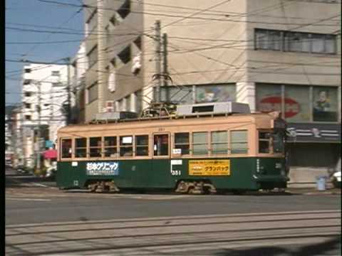 広島電鉄1998.10.25　本川町、土橋電停付近