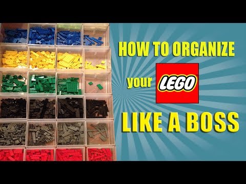 how to organize legos
