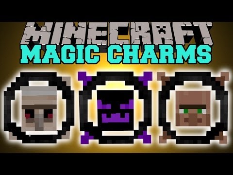 Minecraft: MAGIC CHARMS (THE POWER OF MOBS GRANT YOU ABILITIES!) Mod Showcase