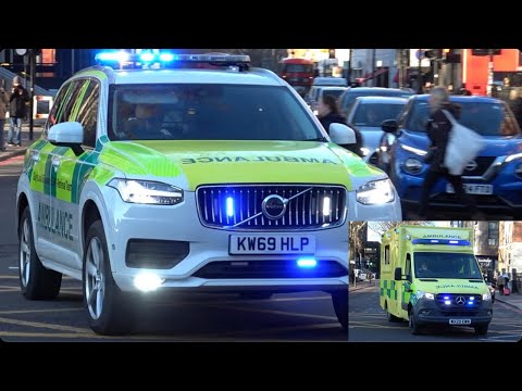 guys st thomas ecmo retrieval team volvo xc90 mercedes sprinter responding in euston