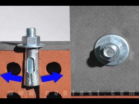 how to fasten to a brick wall