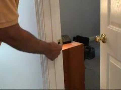 how to fix a door so it latches