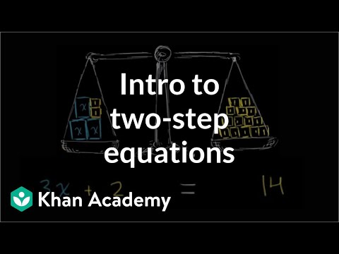 Solving two-step equations