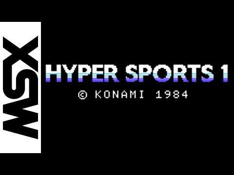 Hyper Sports 1 (1984, MSX, Konami)