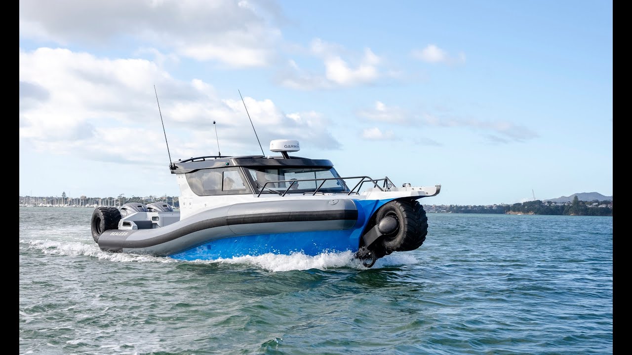 Sealegs 12m amphibious boat