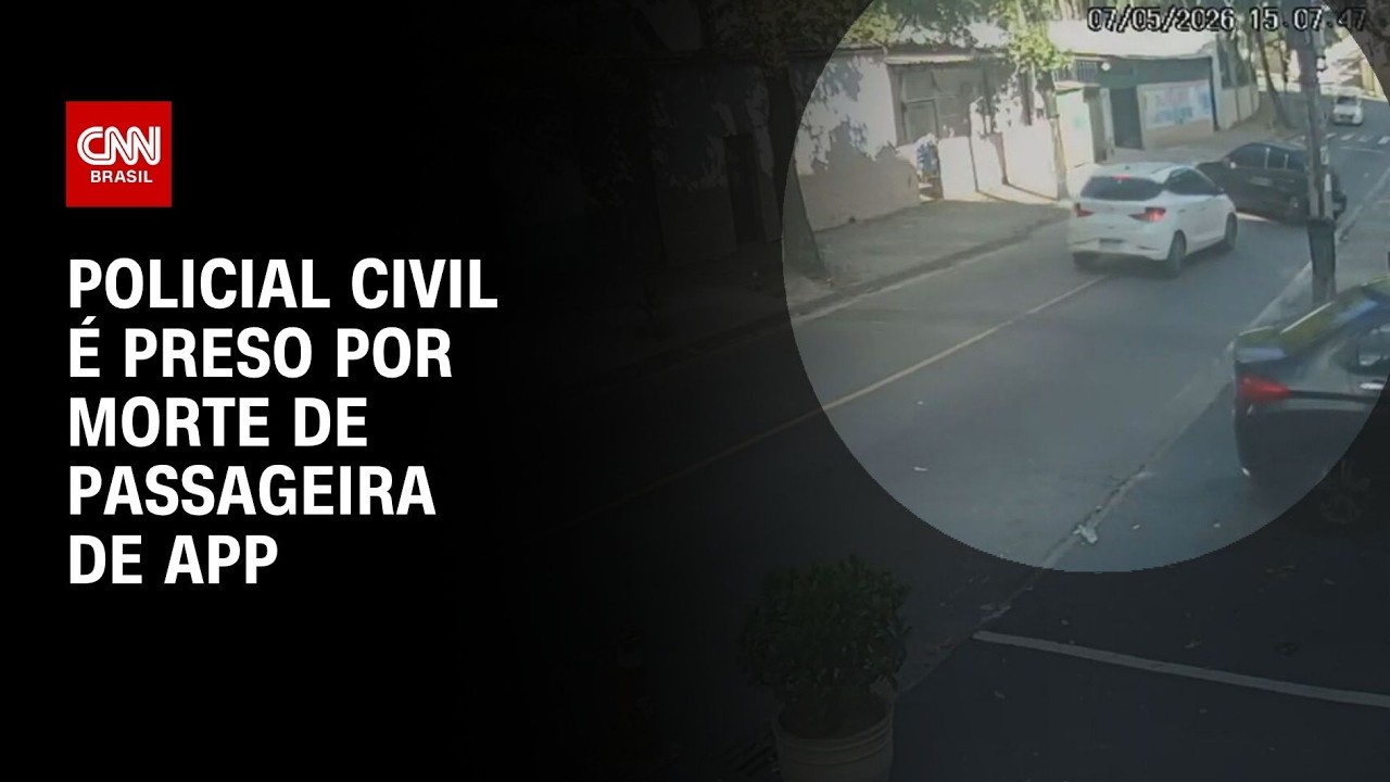 RJ: Policial civil é preso por morte de passageira de app | CNN PRIME TIME