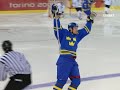 Niklas Lidstr�m Scores OL Final Sweden - Finland