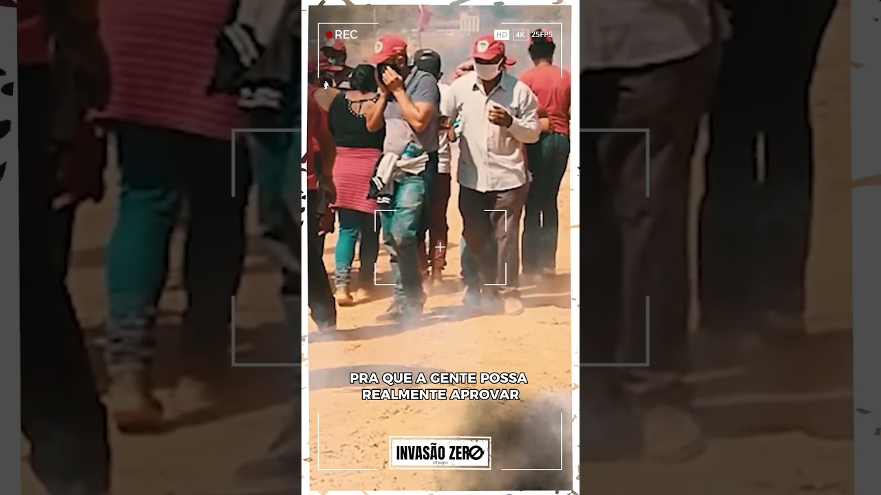 Invasão de terra é crime e precisa ser tratada como tal.