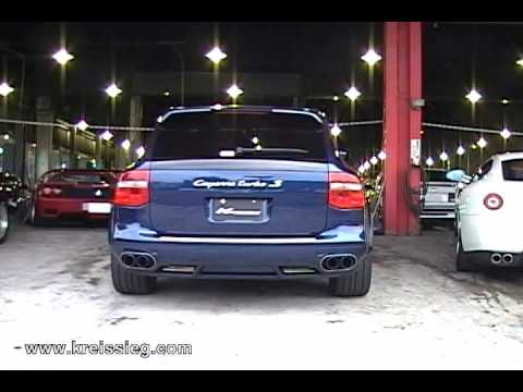 Porsche Cayenne Turbo Late Model kreissieg②Blipping Headers F1Sound Valvetronic Exhaust System