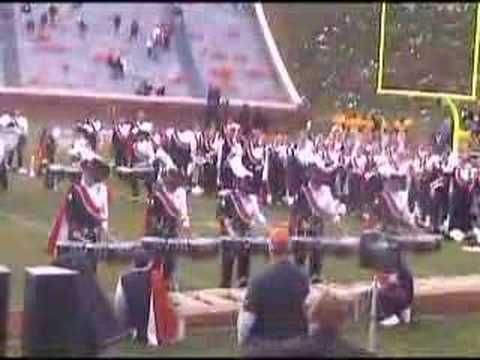 U.Va. Drumline - Post game - drum solo