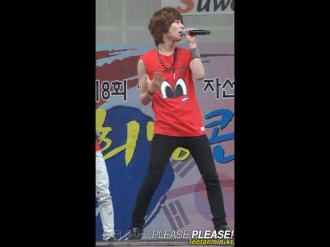 100612 Taemin Jojo fancam @ Charity Walk Public Broadcasting