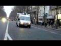 Ambulance SAMU Paris France with American and French siren