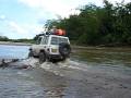 Land Cruiser 70 nk / crossing the river