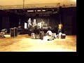 Setting up the stage and sound check... Setting up the stage and sound check...