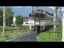JR江原駅に入線する特急はまかぜ（豊岡方面より）