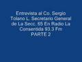Sergio Tolano 93.3Fm 15 Oct. 2008 Part 2