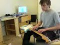 playing guitar