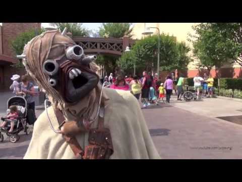 Hollywood - Here are Sand People AKA Tusken Raiders meeting guests during Star Wars Weekends at Disney's Hollywood Studios. They were really interested in my camera. Tod...