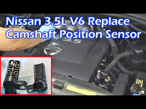 Replace Nissan 3.5L V6 Camshaft Position Sensor – TCS / SLIP Light – P0345 Code