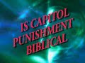Debate: Is the Death Penalty Biblical? (7 of 8)