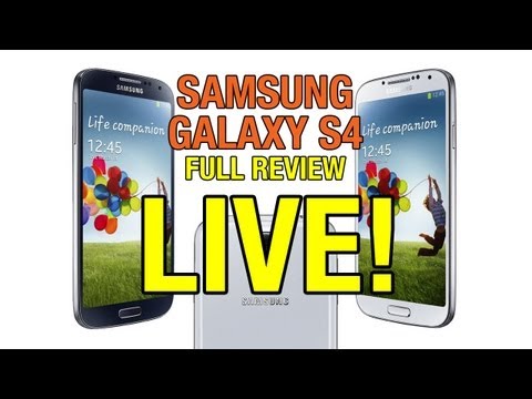 Samsung Galaxy S4 Review - LIVE