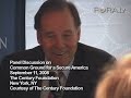 complete video at: http://fora.tv/2008/09/11/bipartisanship_a_common_ground_for_a_secure_america

thomas kean, former new jersey governor and chairman of the 9/11 commission, theorizes on the lack of bipartisanship between republican and democratic politicians in modern washington, d.c.

-----

in january 2009, the next president and congress will have to find consensus on an agenda to confront the many challenges our nation faces overseas. regardless of the outcome in november, america's foreign policy can only be fully successful with support from both sides of the aisle.

on september 11 -- when the intense partisan battles of the election season were set aside for a day of national remembrance -- the partnership for a secure america and the century foundation brought together democrats and republicans to seek consensus on national security issues.

in bipartisan dialogue: finding common ground for a secure america, high-level advisors to both parties discuss foreign policy and national security solutions that both sides can support - the century foundation

thomas kean is a former governor of new jersey (1982-1990) and, since 1990, the president of drew university. kean also served for ten years in the new jersey assembly, rising to the positions of majority leader, minority leader, and speaker. as governor, he served on the president's education policy advisory committee and as chair of the education commission of the states and the national governor's association task force on teaching. while president of drew, kean has served on several national committees and commissions. he headed the american delegation to the un conference on youth in thailand, served as vice chairman of the american delegation to the world conference on women in beijing; and served as a member of the president's initiative on race. he also served on the national endowment for democracy. he is chair of the newark alliance and the national campaign to prevent teen pregnancy and former chair of the carnegie corporation of new york, educate america, and the national environmental education and training foundation. kean is on the board of a number of organizations including the robert wood johnson foundation and the national council of the world wildlife fund. he holds a b.a. from princeton university and an m.a. from columbia university teachers college, as well as more than 25 honorary degrees and numerous awards from environmental and educational organizations.