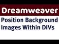 Position Background Images within divs in Dreamweaver