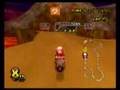 Mario Kart Wii Toadette on Grumble Volcanoe