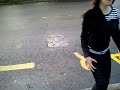 Mine and Alice's fun day putting pears in the road.