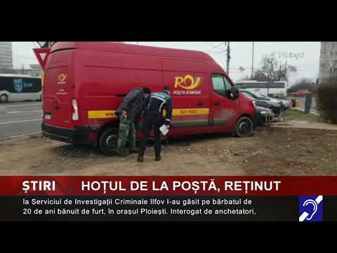 Hoțul de la Poștă, reținut