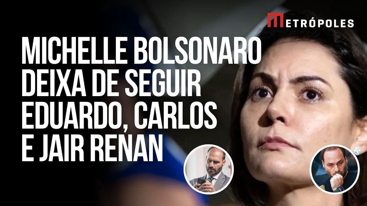 Entenda a treta entre Michelle Bolsonaro e enteados