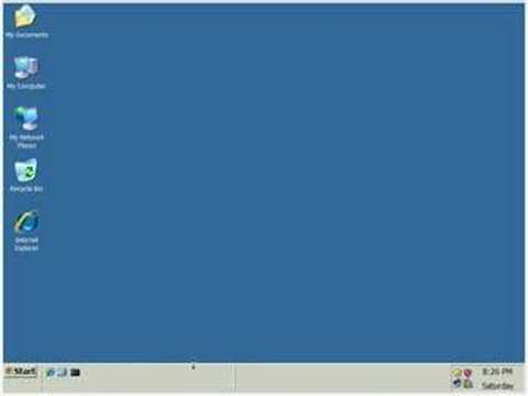 how to quick launch windows xp