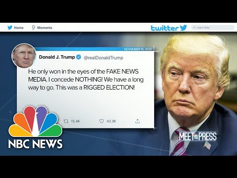 Trump Tweets: 'I Concede Nothing' | Meet The Press | NBC News