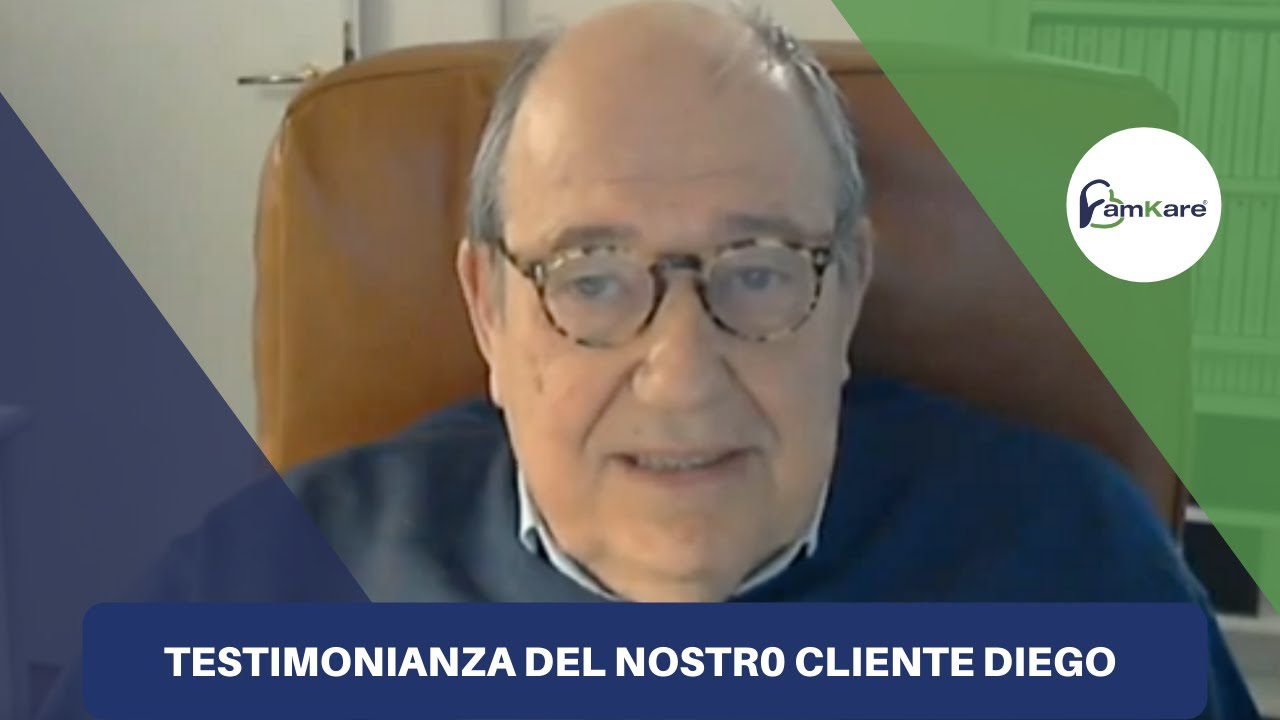 Recensioni clienti FamKare - Testimonianza di Diego Fantoni