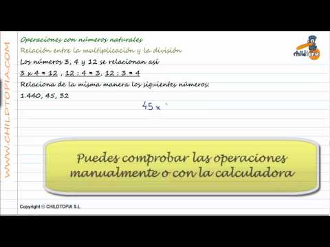 Vídeos Educativos.,Vídeos:Relación multiplicar / dividir 4