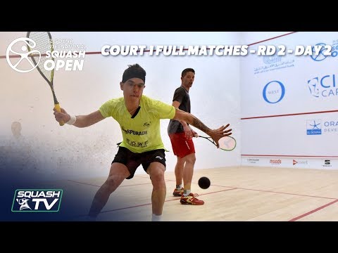 Squash: El Gouna International 2019 - Court 1 - Full Matches - Rd 2 Day 2