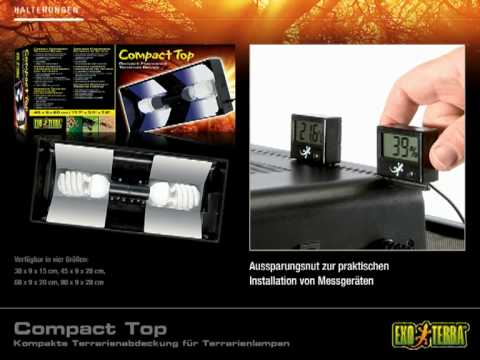 EXO TERRA Compact Top - Kompakte Terrarienabdeckung für Terrarienlampen