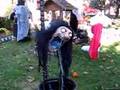 halloween prop puking head